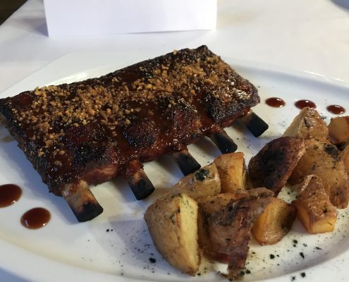 Costillas de cerdo a la brasa