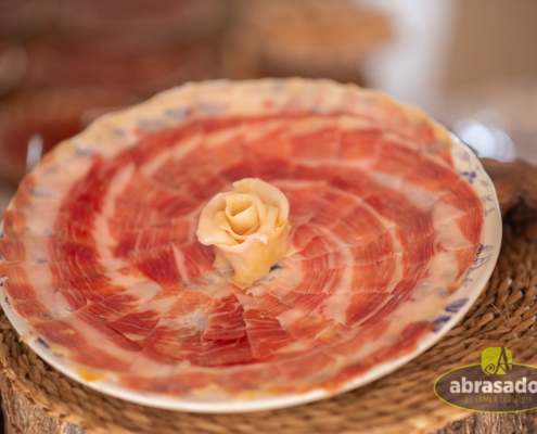 Scorching Iberian Ham Plate